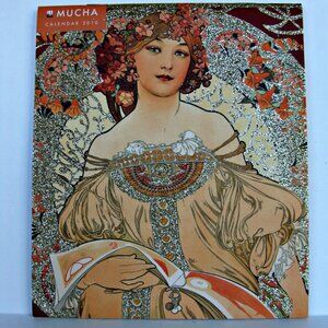 Alphonse Mucha Art Noveau Wall Calendar 2010 Mini Czech Monthly Neoclassical
